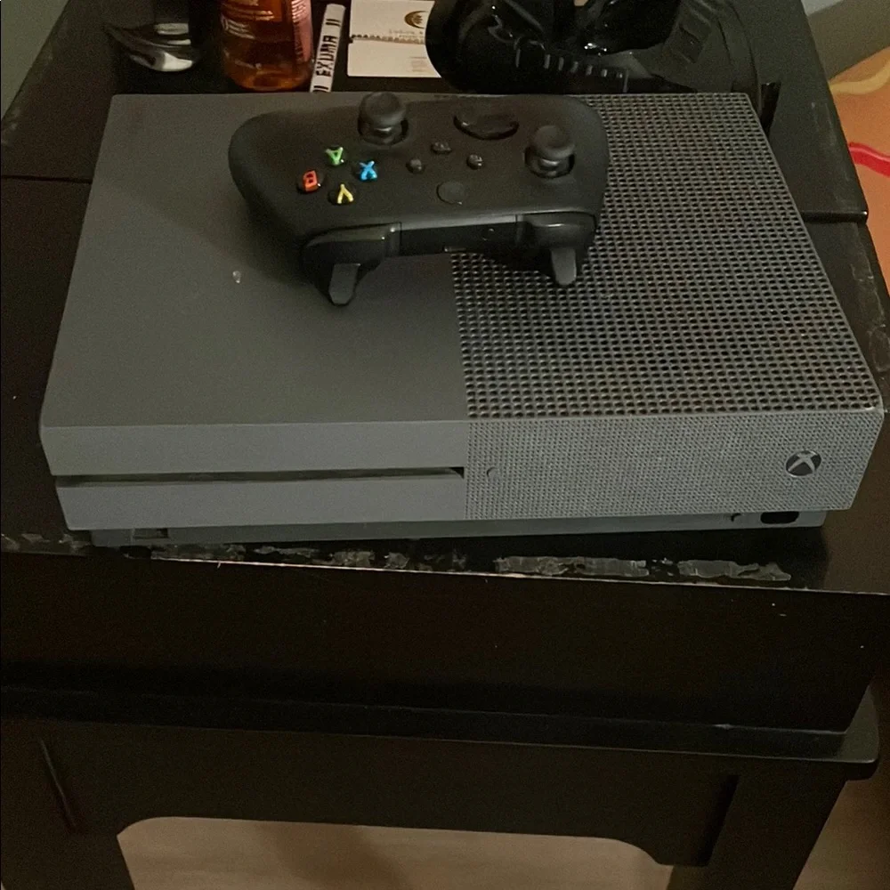 One Console with Black Controller